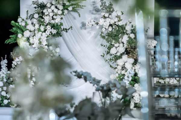 白绿系简约婚礼
