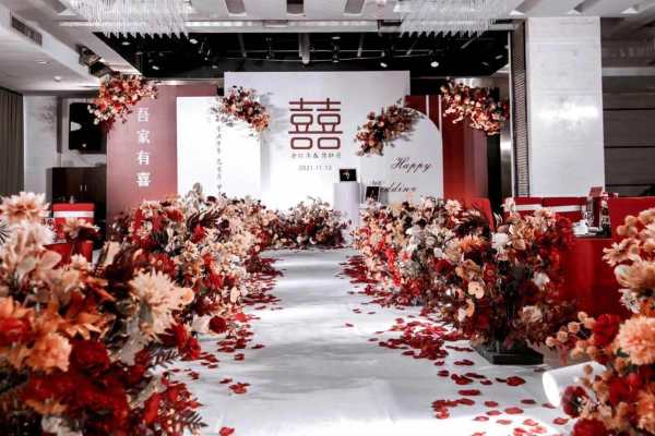 红色小预算婚礼