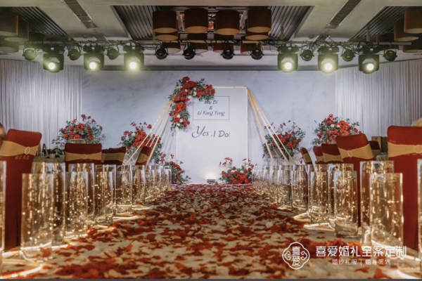 香槟撞色主题婚礼