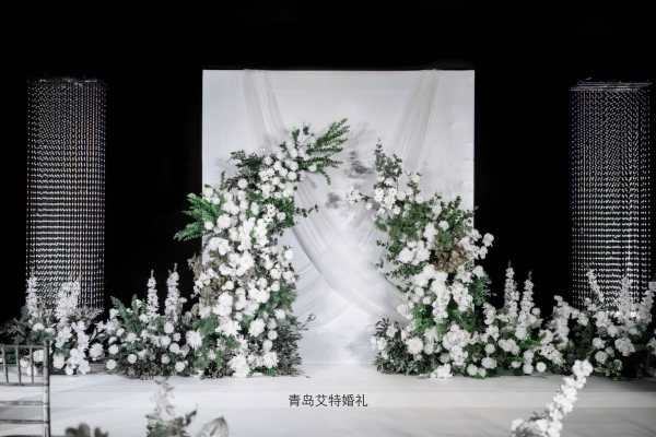 白绿系简约婚礼