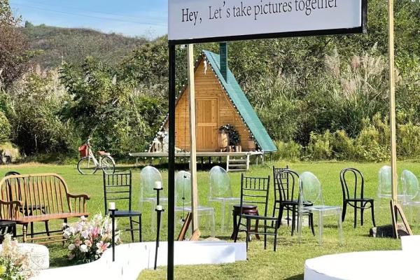 户外草坪婚礼、婚寿喜宴、住宿