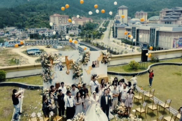 法式露台草坪婚礼