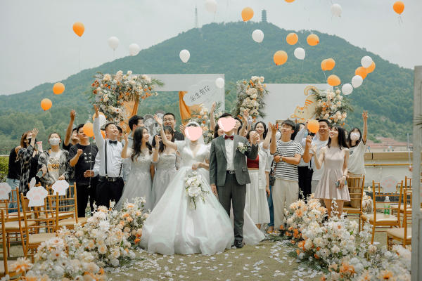 法式露台草坪婚礼