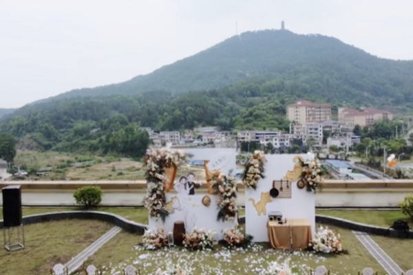 法式露台草坪婚礼