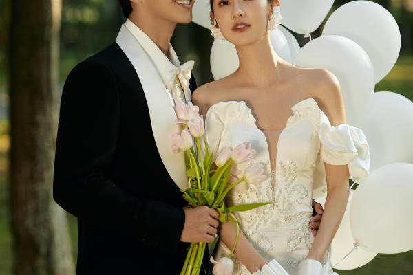 草坪婚纱案例