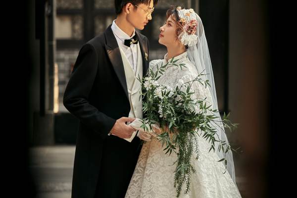庭院深深|江南古典中式园林婚纱照