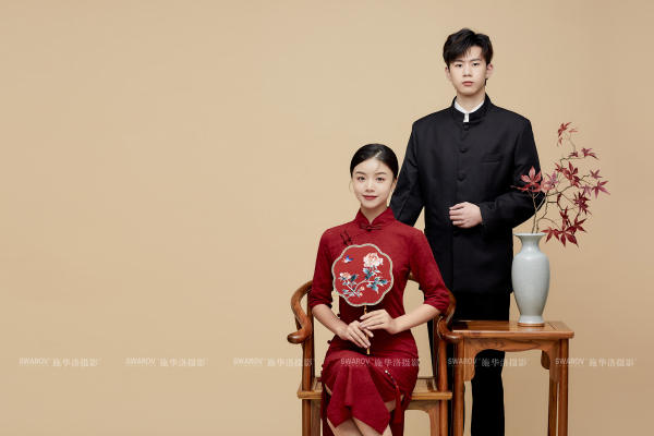 客照分享|室内工笔画婚纱照【施华洛婚纱摄影】