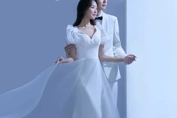 简约又不失高级感的婚纱照