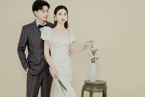 时光恋人婚纱摄影-中式工笔画