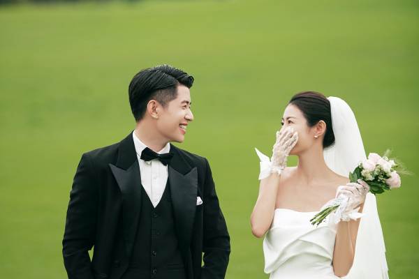 森系风婚纱照