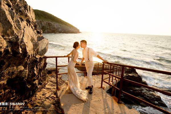 大连婚纱照|海景婚纱照【施华洛婚纱摄影】