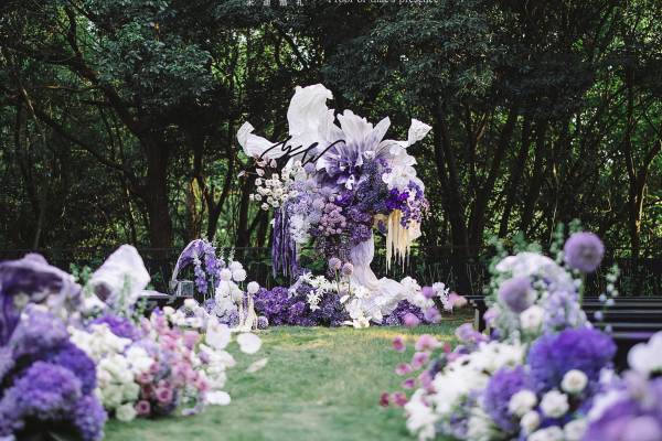 米迪婚礼 | 浪漫紫色小众户外