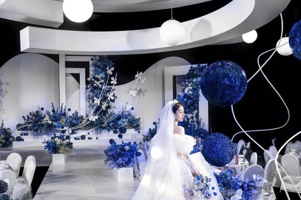 【爆款小预算】蓝白简约婚礼