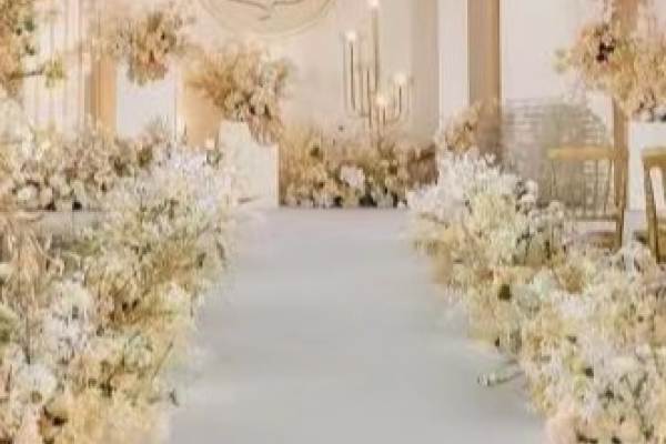 婚礼策划香槟色糸纯洁的爱酒店婚礼