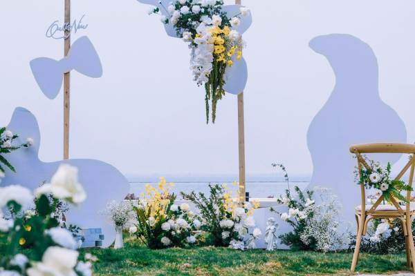海边草坪婚礼