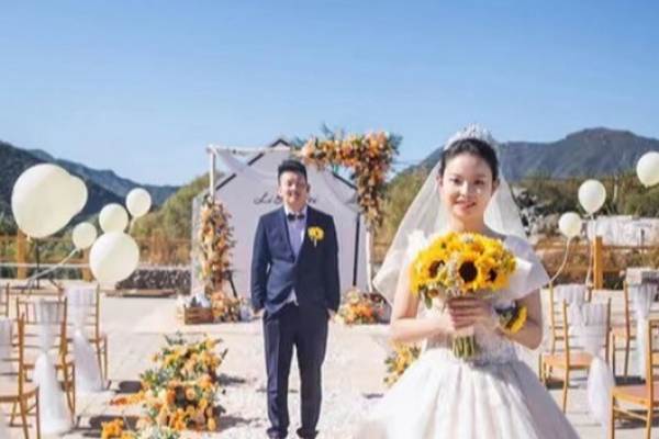浪漫户外婚礼唯美大气