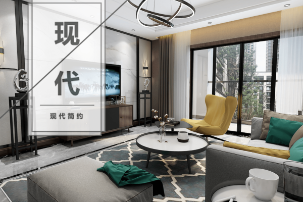 现代简约·千江凌云