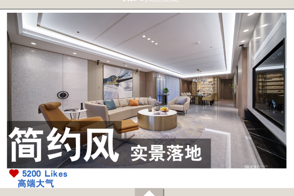 现代简约·天鹅湖 270㎡ 4室