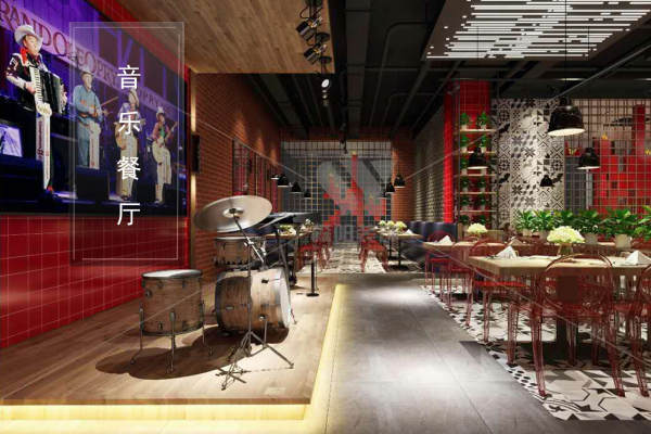 混搭·音乐餐厅改造
